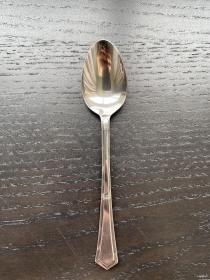 西洋欧洲古董餐具镀银勺子英国制12cm