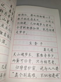宋词三百首钢笔楷书帖