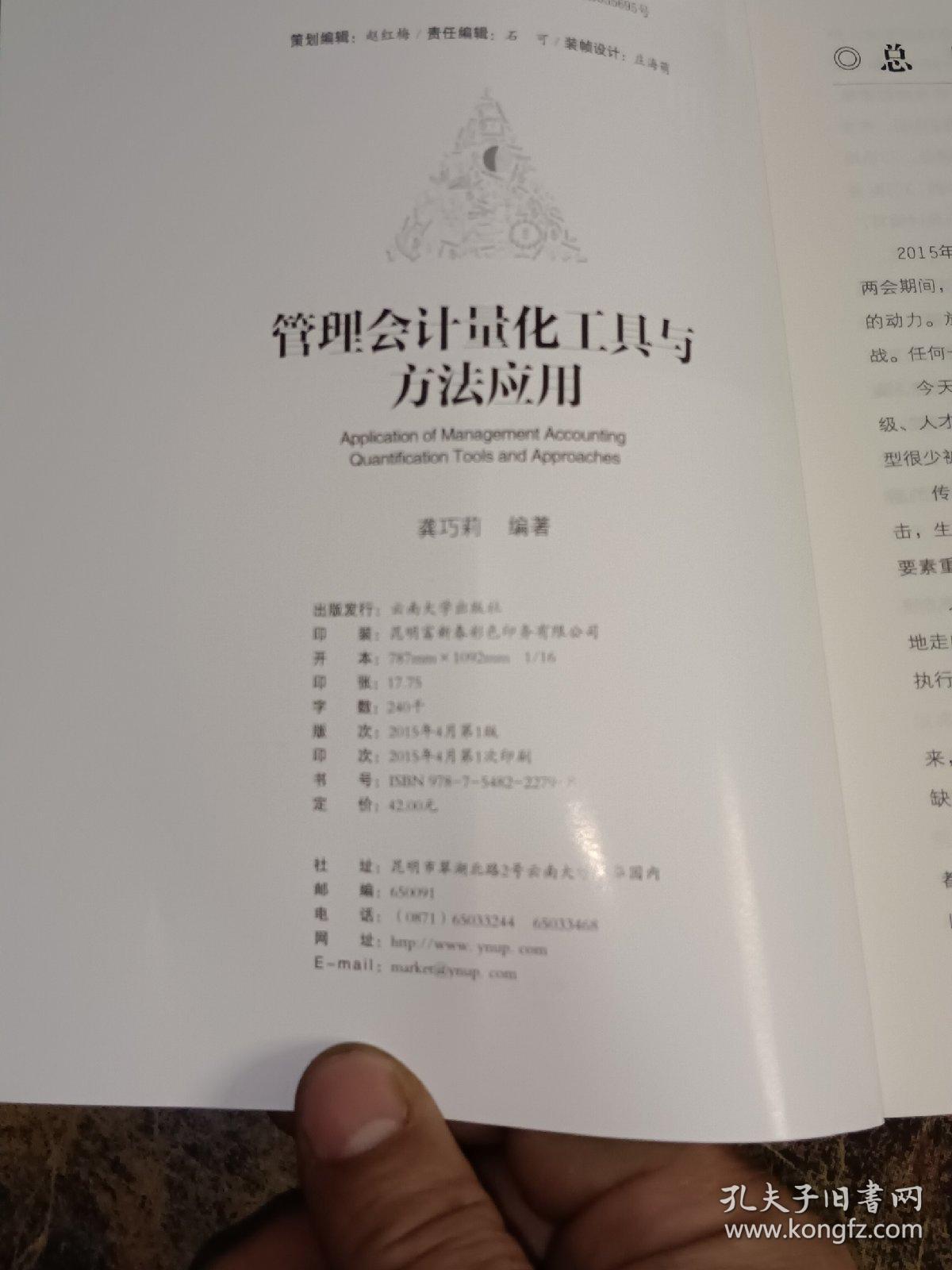 纳税人俱乐部丛书：管理会计量化工具与方法应用