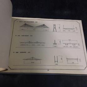国内外斜拉桥图集【馆藏书，书脊书角有磨伤，内书脊开裂】