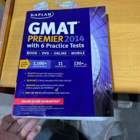 Kaplan GMAT Premier 2014 with 6 Practice Tests: Book + Online + DVD + Mobile