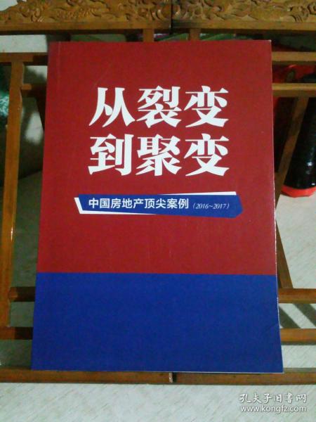 从裂变到聚变 中国房地产顶尖案例 2016—2017