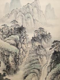 A 李可染 精品纸本山水风景画 画心