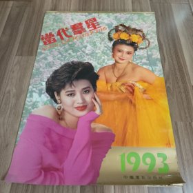 1993年塑膜明星挂历：当代群星