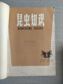 昆虫知识1983年1~6期合订本（双月刊）