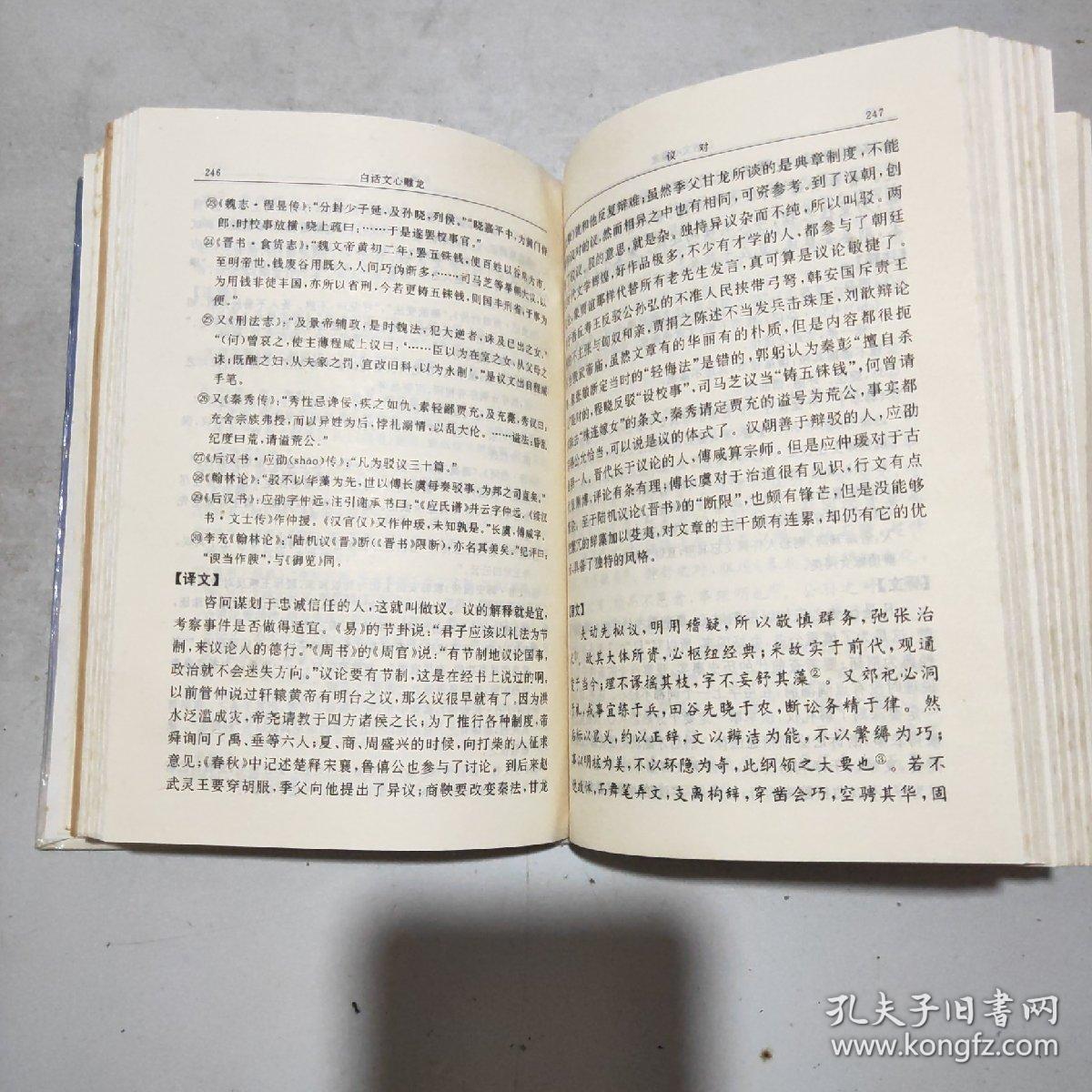 (古典名著今译读本)白话文心雕龙(精装本)