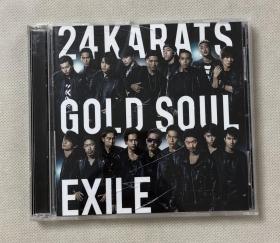 EXIL 24KARATS GOLD SOUL CD+DVD 放浪兄弟 日本男子流行乐团