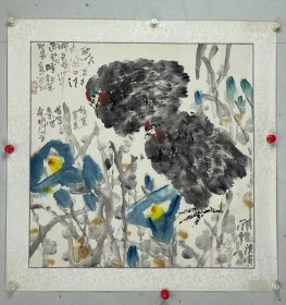 张金林 68/68 镜片 （1947-2022） 现为湖北中国画研究院副院长，上海当代美术研究院名誉院长，湖北山水画研究会秘书长，中国美术家协会会员，一级美术师。
