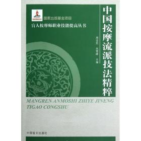 盲人按摩师职业技能提高丛书：中国按摩流派技法精萃（大字本）