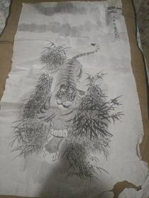 夏殿柱画