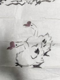 王学明 国画 蟹趣