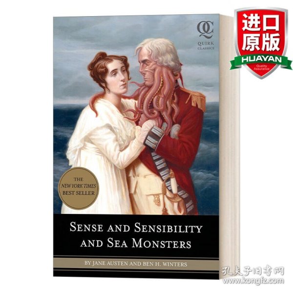 英文原版 Sense and Sensibility and Sea Monsters (Quirk Classics) 理智与情感与海妖 Jane Austen简·奥斯汀 英文版 进口英语原版书籍