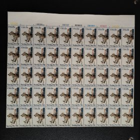 美国邮票1979年导盲犬邮票大版