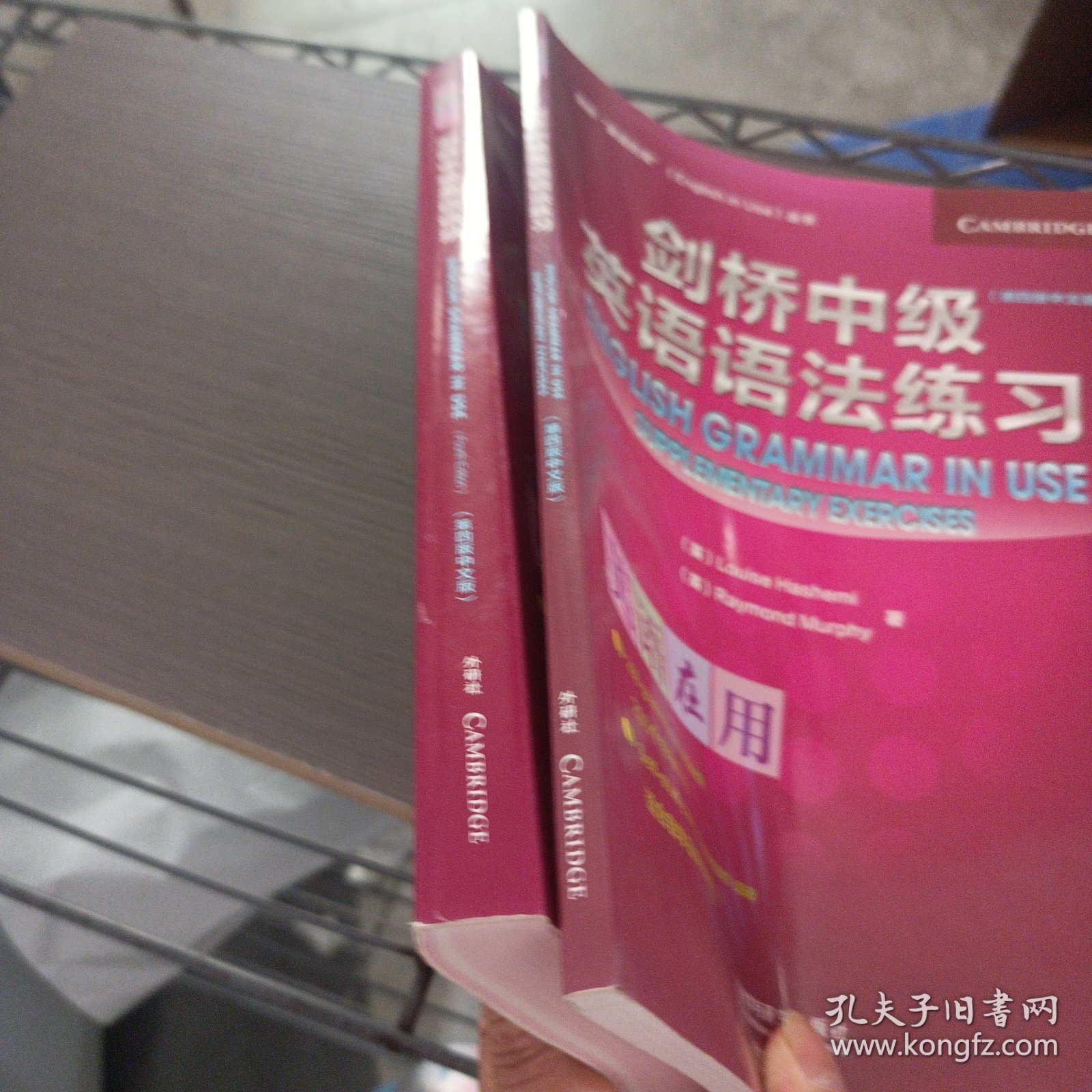 剑桥中级英语语法，剑桥中级英语语法练习，2册合售（书口轻微污渍）——w2