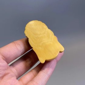 老雕“观音”牌子吊坠