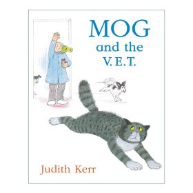 Mog And The V.E.T. 小猫格格和宠物医生 朱迪丝·克尔经典绘本 彩色插画