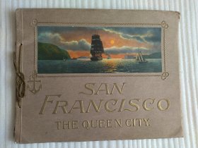 1914年？旧金山彩色画册，有唐人街一幅