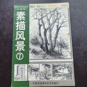 素描风景⑦（中级班）基础美术技法丛书 中国民族摄影艺术出版社 1999年