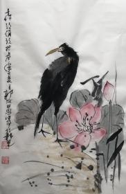 郭汝愚～国画作品
【尺寸】69/34cm
【材质】 宣纸～未装裱
【供货】420元/幅
【备注】作品一图一拍仅此一幅
【包邮】