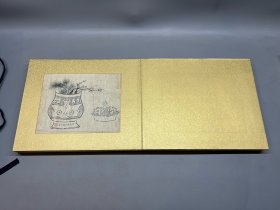 【深草元政，田能村直入，龟田鹏斋，泷和亭，大沼枕山，秦藏六，春木南湖，冈田半江，加藤千浪等，老册页一本】 名称:字画【古筆画帖12图】老作品， 作者：自查 材质:纸本绫裱册页，木盒 规格:18*25左右不一（画心尺寸cm） 28*35(册页尺寸cm) 品相:如图 老旧，黄斑，褶皱，破损缺肉，虫蛀等