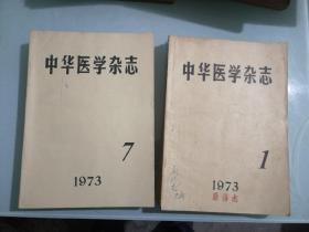中华医学杂志1973年全含创刊