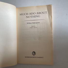 much ado about nothing  WILLIAM SHAKESPEARE