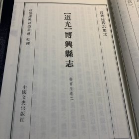 博兴县志（道光二十年）一函四册全
品相如图