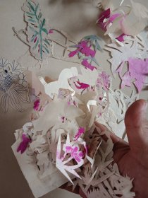 老窗花剪纸半成品 一起价格