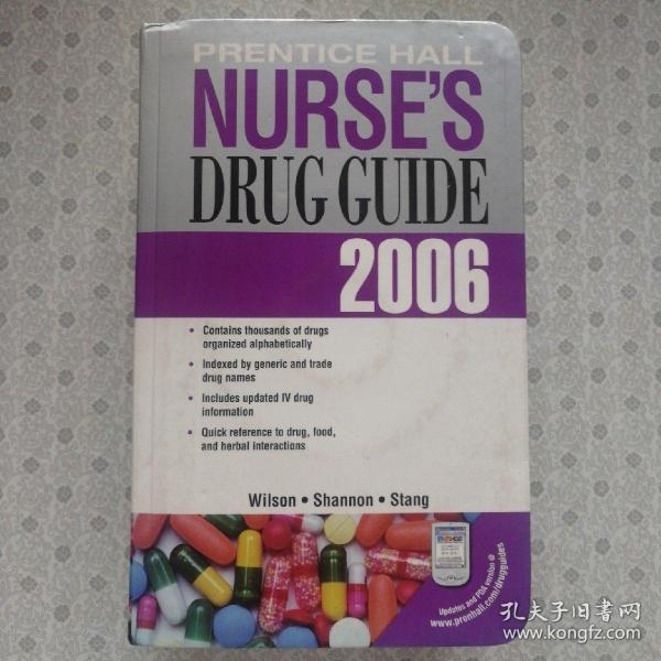 Prentice Hall Nurse's Drug Guide 2006  英语进口原版软精装