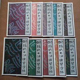 特殊纸书法练习字帖 （10册）