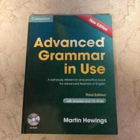 附光盘CD Advanced Grammar in Use Book with Answers 第3版 3rd Edition 英语语法在用 高级