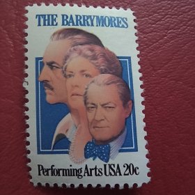 USA0302美国1982年表演艺术邮票 人物 新 1全