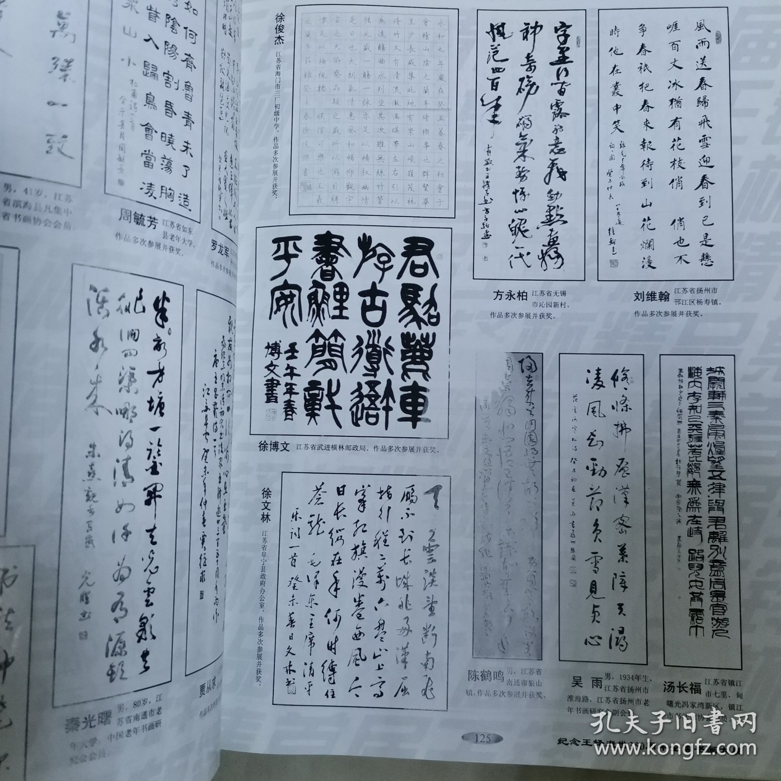 点击查看原图 全国书画书评大赛精品集