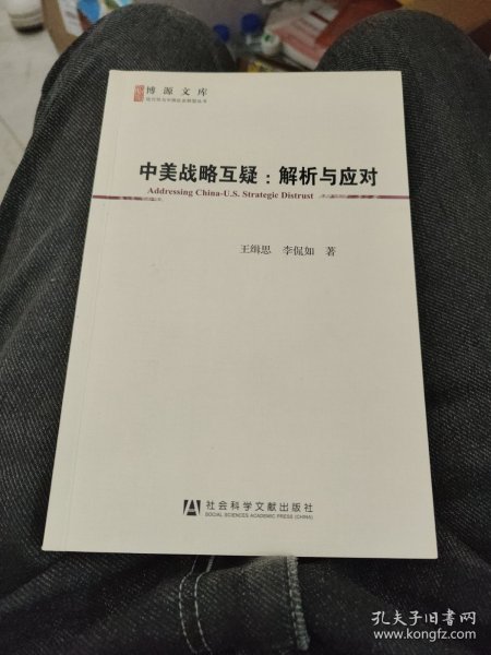 中美战略互疑：解析与应对