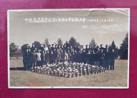 武汉老照片，1954年，中国昆虫学会、植物病理学会武汉分会联合学术报告会
