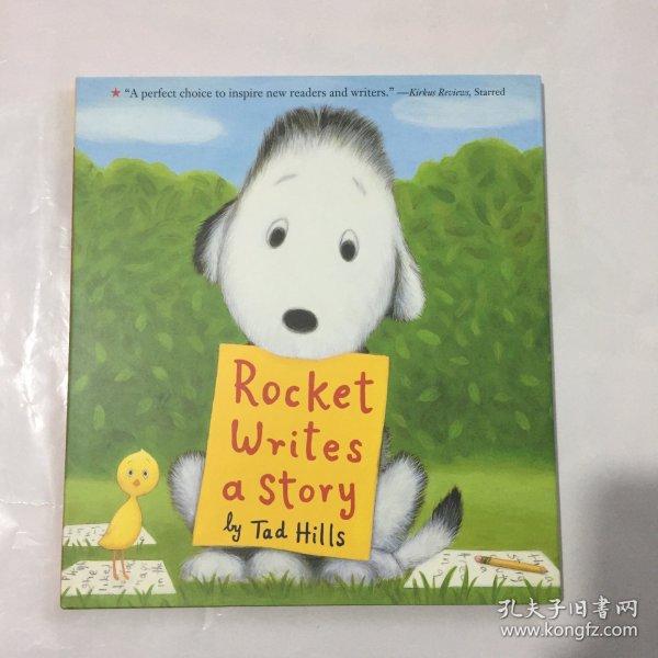 Rocket Writes a Story   英文绘本  精装绘本  大开本