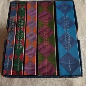 英文原版 哈利波特1-5册全 Harry Potter 带包装盒2000年版 稀缺品