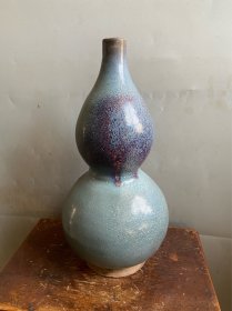 宋代钧窑葫芦瓶  古玩古董杂项瓷器收藏品摆件一线跑货精品装饰品