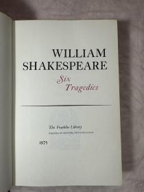 《莎士比亚悲剧六部》，Franklin Library Shakespeare Six Tragedies, 史上100本最伟大名著系列真皮精装书