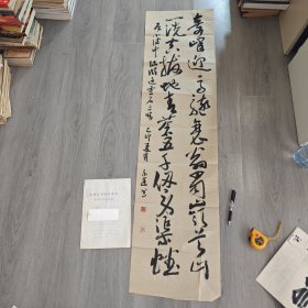 贵州书法家 林永建 书法 实物图 品如图 按图发货 货号95-3 尺寸如图 自鉴，