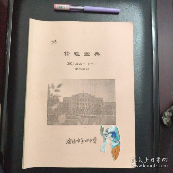 校内编学习资料，物理宝典，2024届高一下，期末复习
