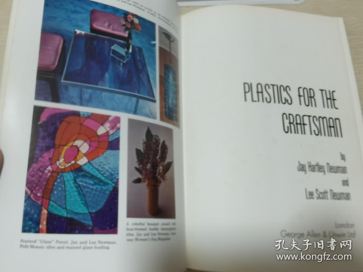 英语原版   Plastics  FOR THE  Craftsman  工匠用塑料工艺术品