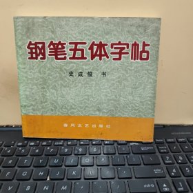 钢笔五体字帖（书口有藏书人签名，内页干净无笔记，详细参照书影）2-4