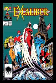 美国漫画：X战警Xmen系列 Excalibur x战警英伦分队 金钢狼蓝恶魔 4本合售