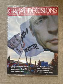 Great Decisions 2015 大决策【美国外交政策协会年刊。英文版，大16开铜版纸印刷】塑封未拆，内页照片拍自另一本