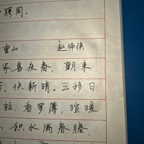 新编宋词三百首多体钢笔字帖
