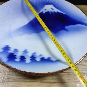 日本中古富士山观赏盘一个（大）