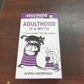 Sarah's Scribbles 2021 Deluxe Day-to-Day Calendar: Adulthood Is a Myth（英文原版）