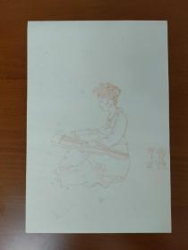 程十发仙乐仕女笺 (八种画笺每种5页共40页，朵云轩上世纪七八十年代老笺)