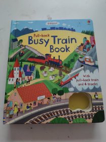 英文书：Pull-back Busy Train Book 精装 无赠品！